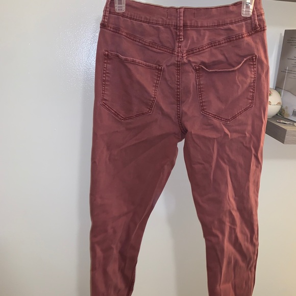 Maroon Mudd Skinny Jeans - Picture 2 of 2
